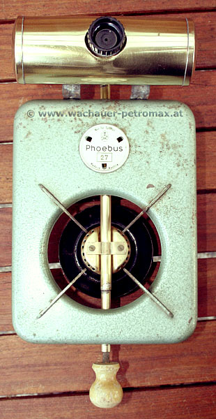 PHOEBUS, Spiritusgaskocher No. 27