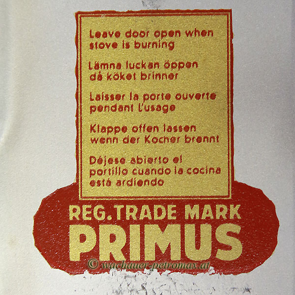 PRIMUS Beschriftung