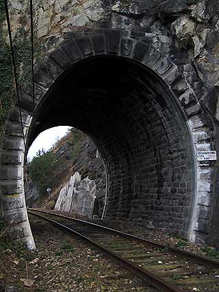 Tunnel - Teufelsmauer - Portal auf der Aggsbacher Seite