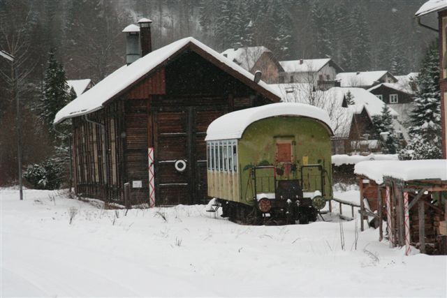 Bahnhof ST. Aegyd am Neuwalde, Remise, 11.Dez. 2010